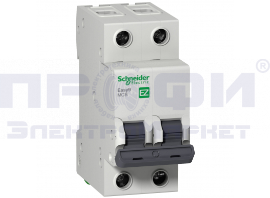 Выключатель автоматический 2п 16A C 4.5кА EASY 9 (EZ9F34216)