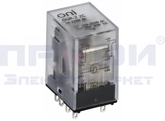 Реле общ. назнач. OGR-2 2C 220В AC ONI OGR-2-2C-AC220V