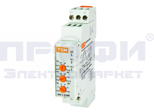 Реле напряжения 1ф серии РН 1-220В TDM