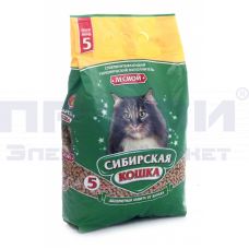 Наполнитель СИБИРСКАЯ КОШКА 5 л ЛЕСНОЙ