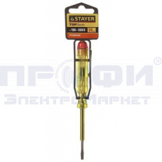 Пробник STAYER "STANDART" электрический, 100-500В, 190мм, этикетка-флажок (2570-19_z01)